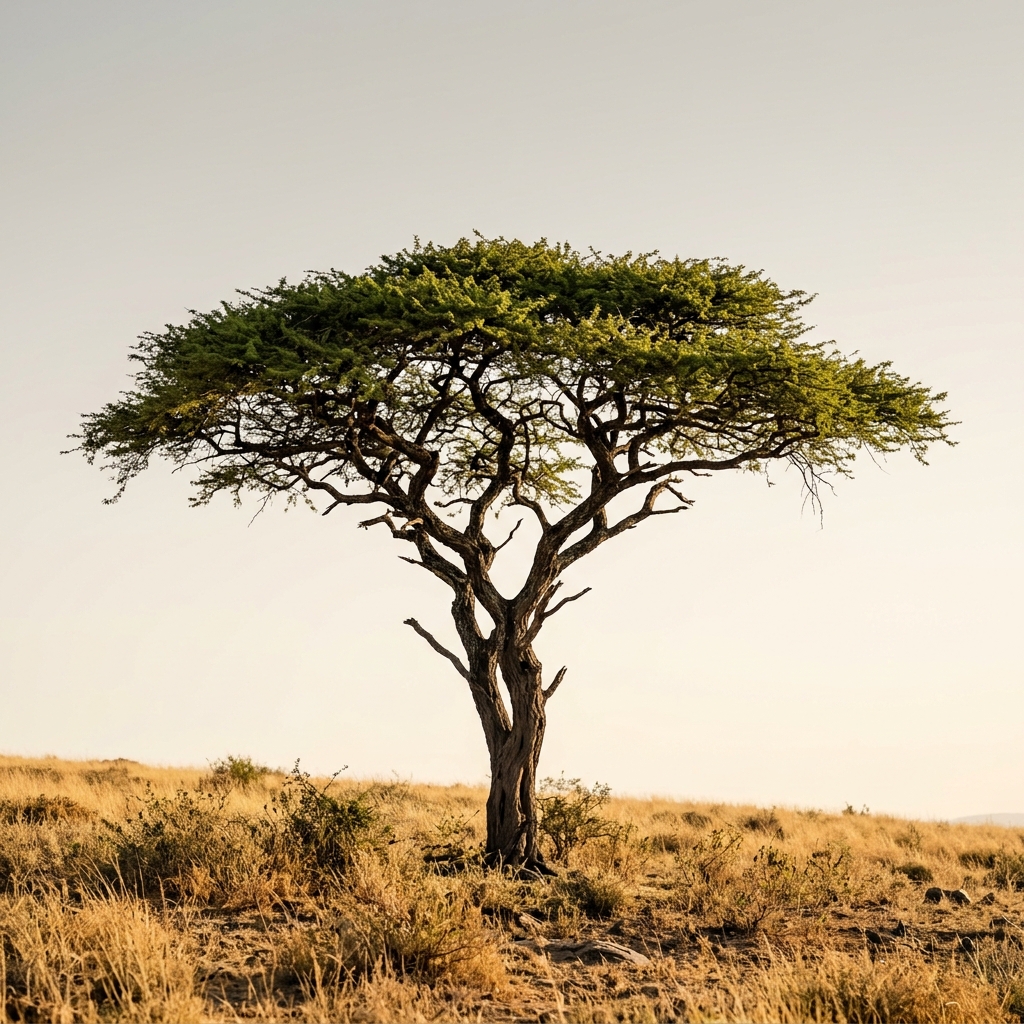 Acacia tree, the natural source of Arabic Gum