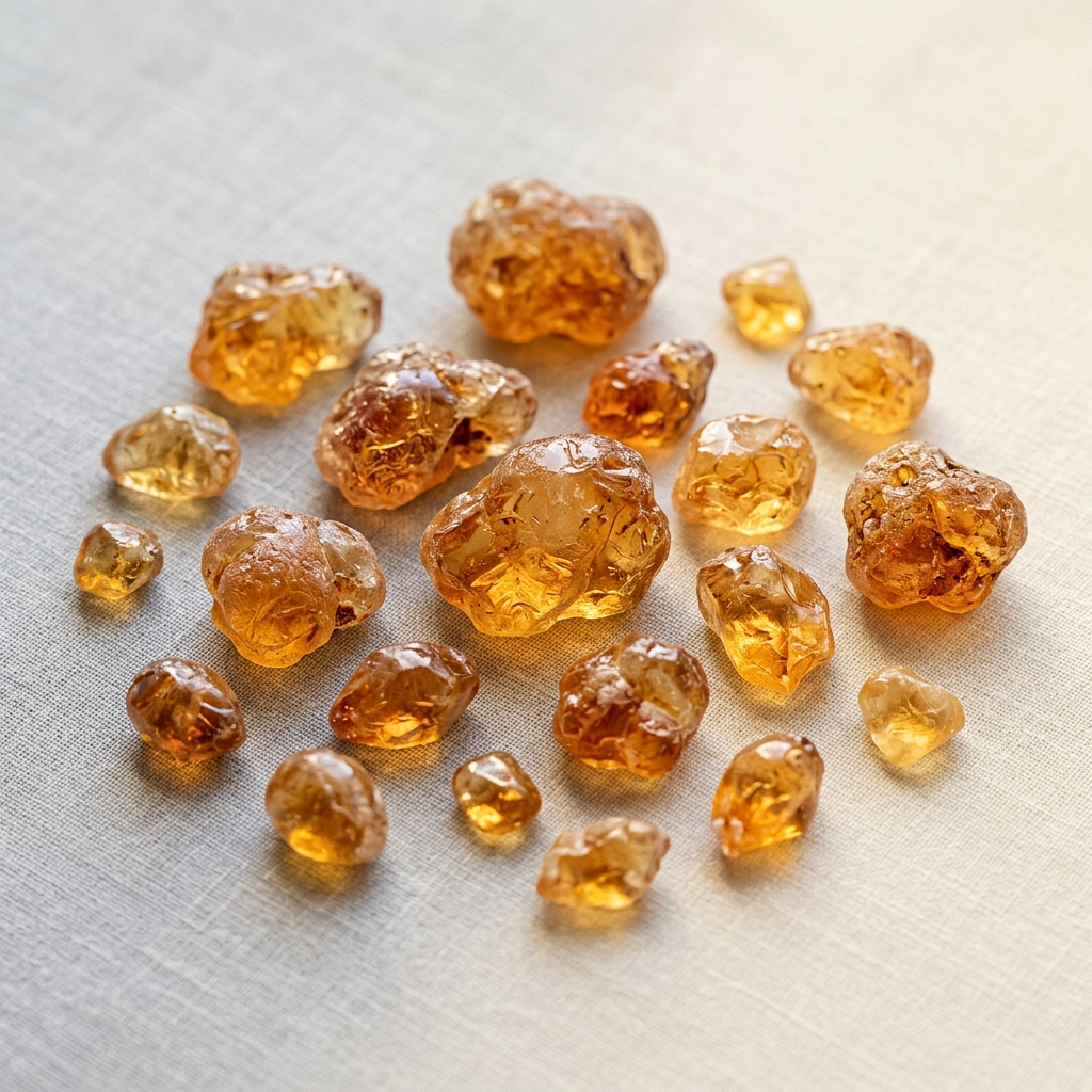 Raw Arabic Gum crystals